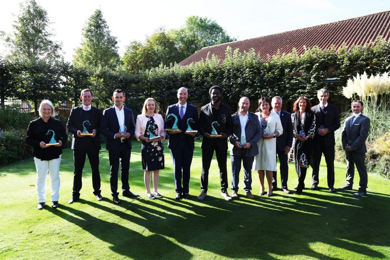 The Godolphin Stud and Stable Staff Award winners